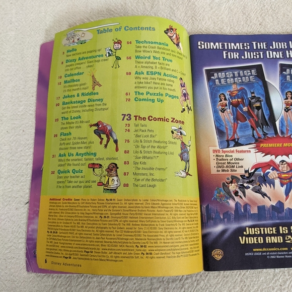 Disney Adventures Magazine May 2002 New Crash Bandicoot Game Tips Lizzie McGuire - Picture 2 of 10